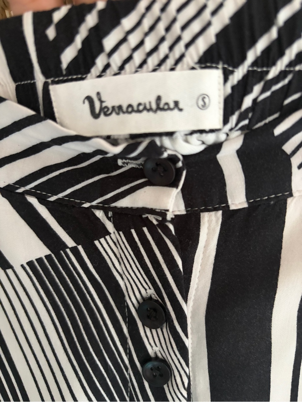 Vernacular Midi Skirt - Black/White - Picture 5 of 9